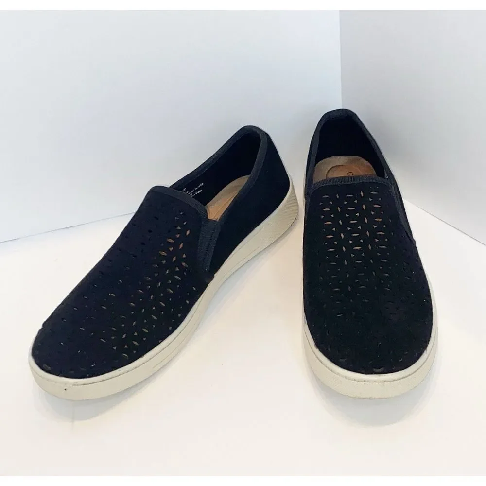 Croft & Barrow Tracey Slip On Sneaker Shoes Black Ortholite Women’s Size 7.5 - Picture 3 of 11